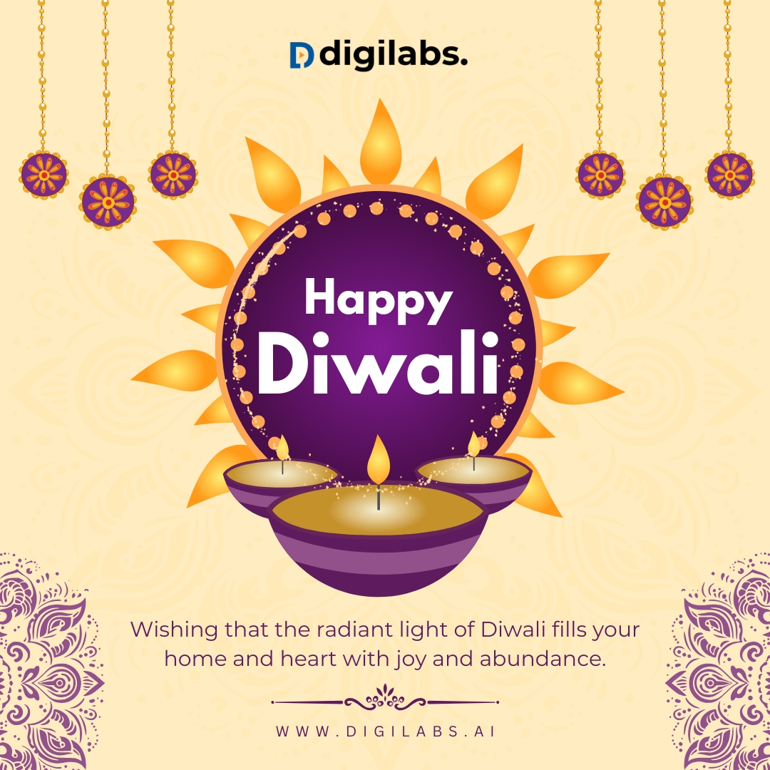 DigiLabs_'s tweet image. May the festival of lights illuminate your life with joy, prosperity, and the spark of new ideas!

The team at Digilabs wishes everyone a very Happy Diwali. 

Wishing you a joyous and successful year ahead!

#HappyDiwali #Deepavali #Digilabs #Innovation #FestivalOfLights