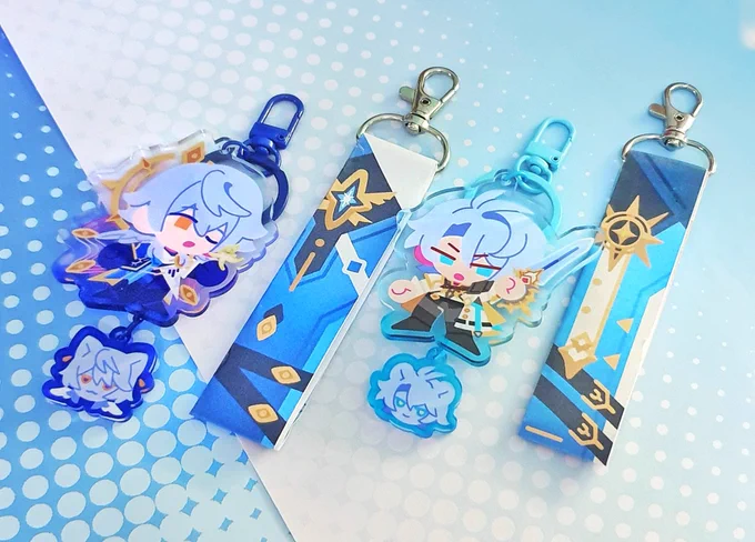 Hehe gais liat testprint sunday phainon aku dah jadii lanyard masih otw jadi pake mockup kertas dulu wekekek #CF21 #SundayHSR #Phainon #HonkaiStarRail