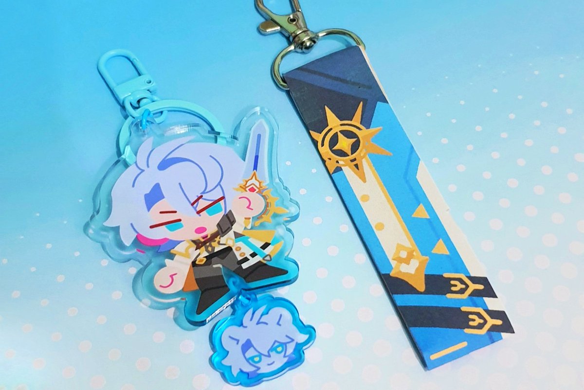 octk_o's tweet image. Hehe gais liat testprint sunday phainon aku dah jadii 🤧🤧 lanyard masih otw jadi pake mockup kertas dulu wekekek

#CF21 #SundayHSR #Phainon #HonkaiStarRail