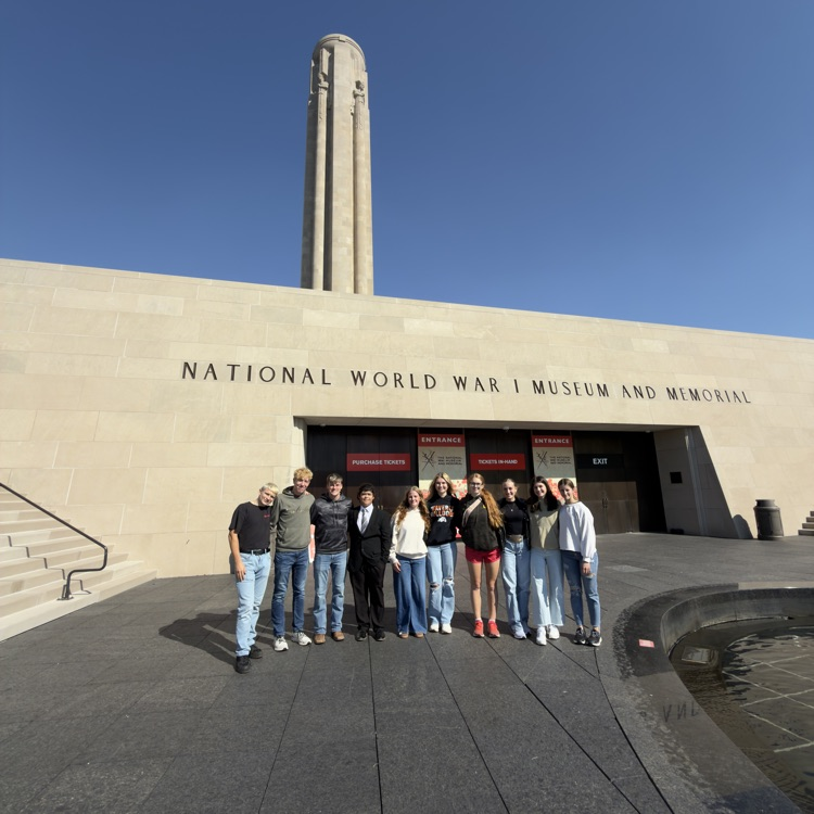 SchoolsWaverly's tweet image. The WHS American History class had the opportunity to tour the National World War I Museum in KCMO yesterday. They participated in a guided tour, connecting the classroom with authentic artifacts and primary source documents.