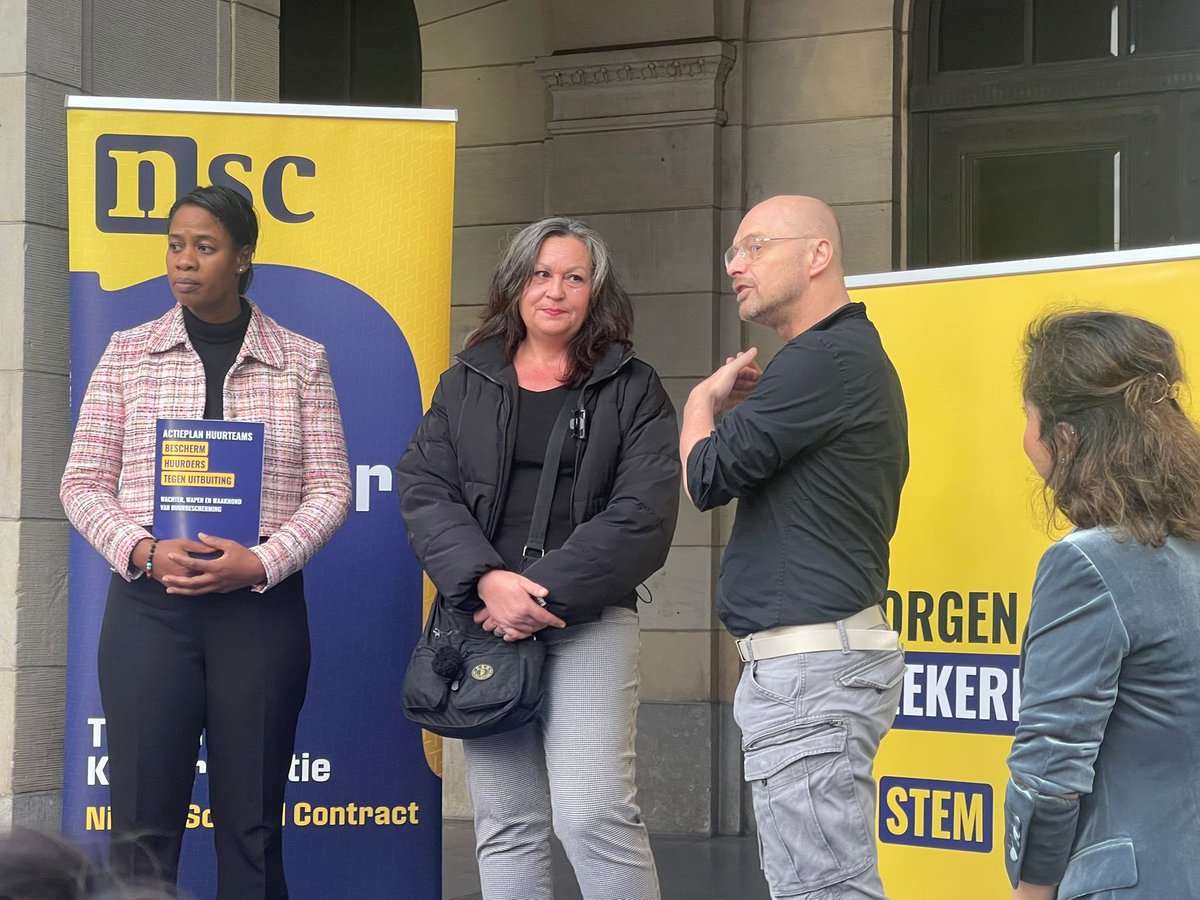 Deze week was ik bij de lancering van het Landelijk Actieplan Huurteams van <a href="/Merlien_Welzijn/">Merlien Welzijn</a> van NSC op het Rotterdamse Stadhuis.

In Carnisse zagen we het al: 85% van de particuliere verhuurders houdt zich niet aan de regels.

Huurteams helpen huurders tegen te hoge huren,