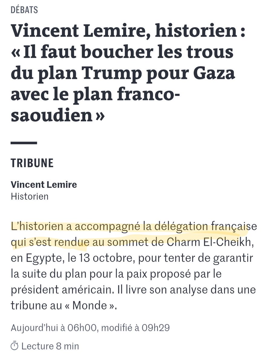 Pardon ? Mais pourquoi ? Il ne connait clairement pas la société israélienne, il a un biais clair, il partage des fausses informations et faux chiffres à longueur d'émissions...