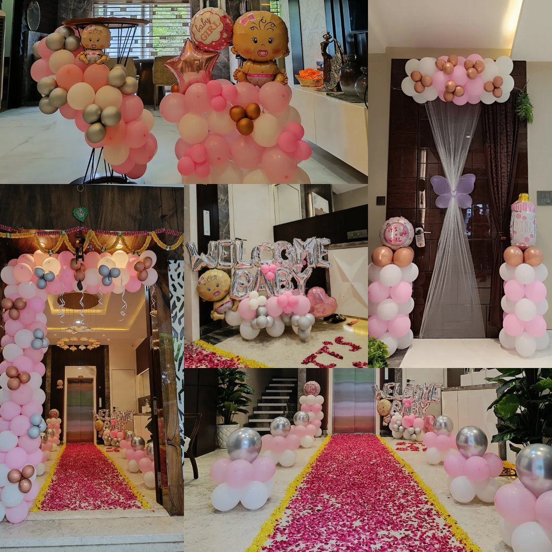 giftlaya's tweet photo. Welcoming your little one deserves more than just smiles — it deserves magic!
Giftlaya brings beautiful baby welcome decorations right to your home.🎈
From pastel balloons to floral arches, we make it unforgettable 💖
👉 Book now at https://t.co/CrkXofQOKp
#BabyWelcome #Giftlaya https://t.co/eYysQrZtUT