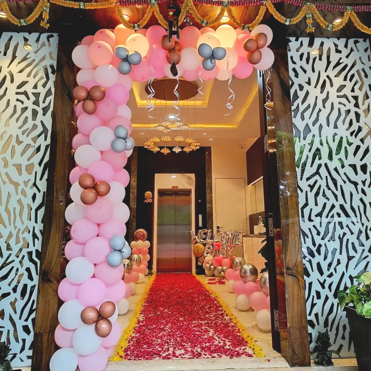 giftlaya's tweet photo. Welcoming your little one deserves more than just smiles — it deserves magic!
Giftlaya brings beautiful baby welcome decorations right to your home.🎈
From pastel balloons to floral arches, we make it unforgettable 💖
👉 Book now at https://t.co/CrkXofQOKp
#BabyWelcome #Giftlaya https://t.co/eYysQrZtUT