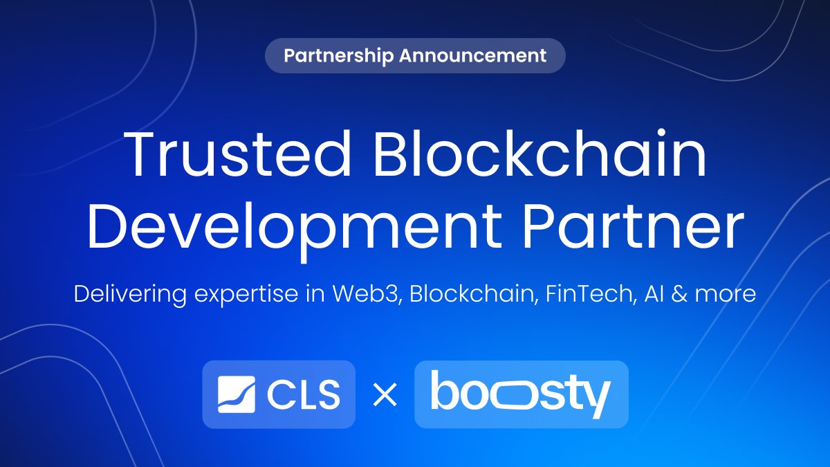 Excited to announce our partnership with Boosty Labs — a global leader in  Web3, Blockchain, and FinTech development. @CoinLiquidity 🤝@BoostyLabs  Together, we will empower projects with liquidity, strategy, and  cutting-edge tech solutions