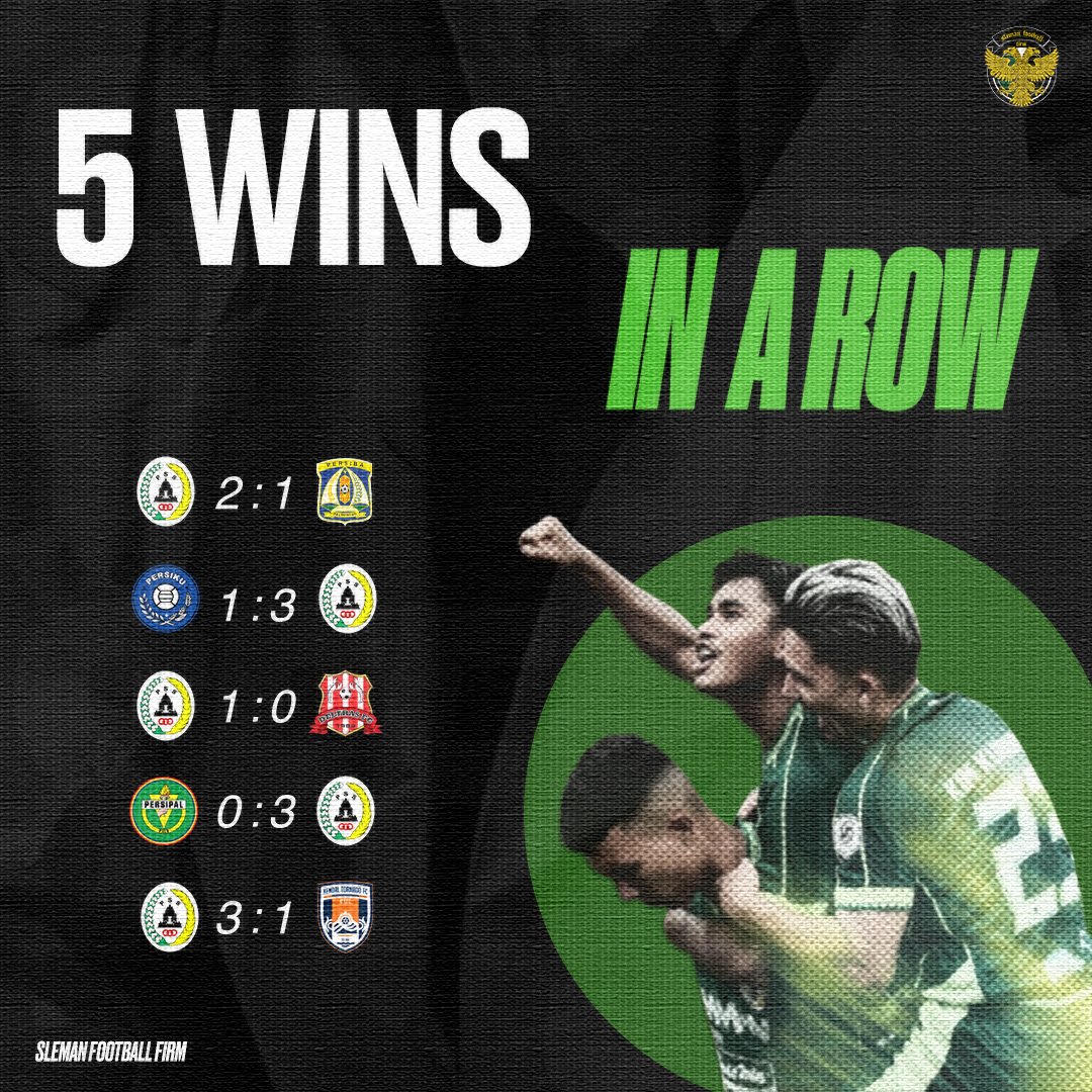 Five wins in a row… and we’re still hungry for more.