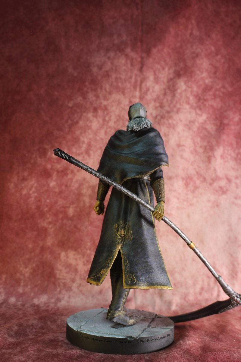 jeno_main's tweet image. 完成報告
ELDENRING：老兵アンスバッハ
原型：ロキの薬売りさん

フィニコネに持って行ったんですが完成報告してなかったのでついでになりますが😌