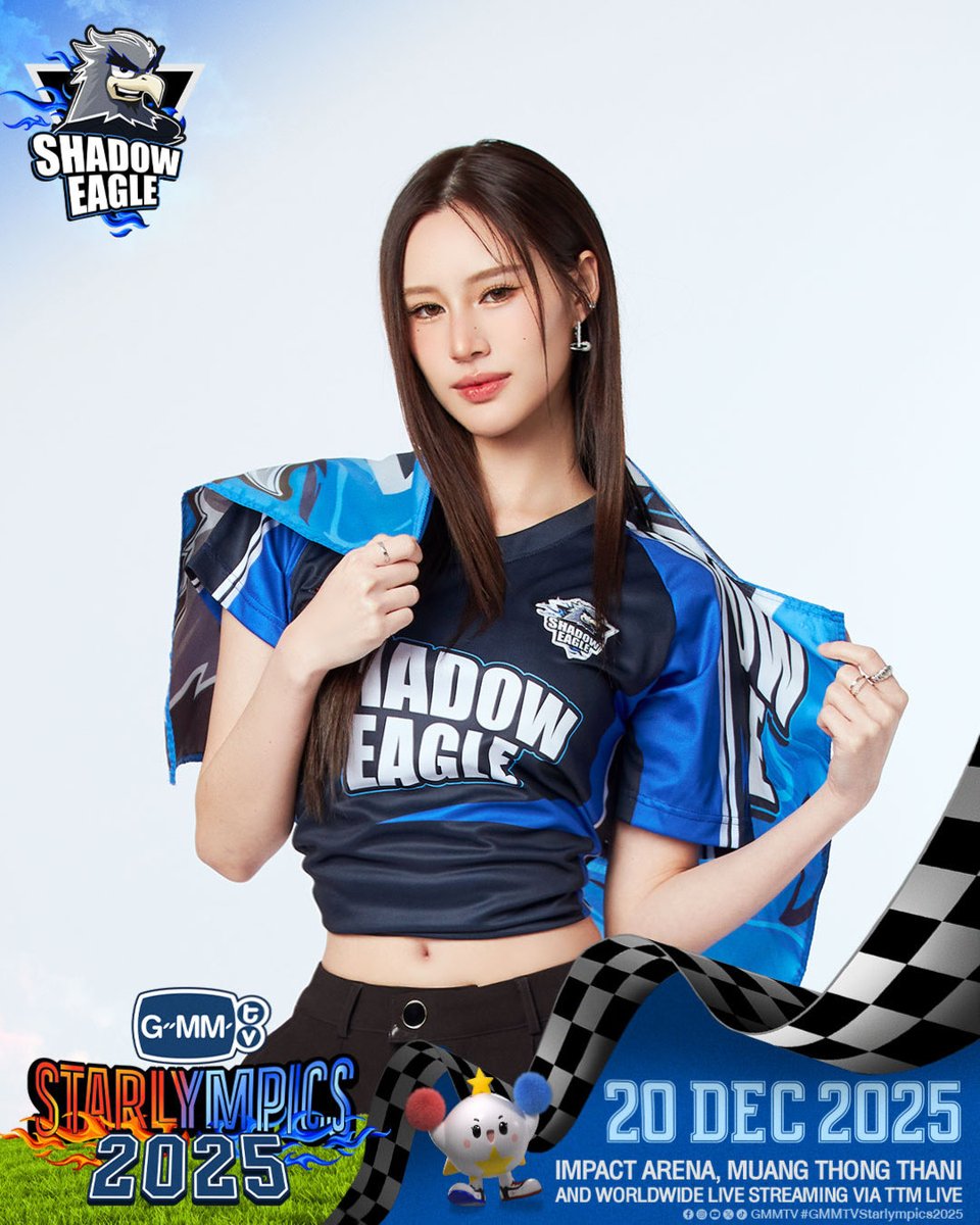 mintthisharr's tweet image. มาเล้ยยยย ลุยยยย! 🦅 #GMMTVStarlympics2025