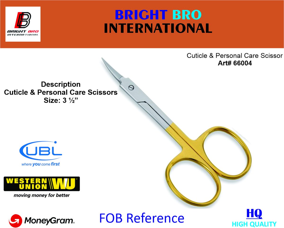 brightbrointl1's tweet image. Cuticle &amp;amp; Personal Care Scissor
Upgrade your toolkit with Bright Bro International ✂️

..
Trusted worldwide --Bright Bro International 🌍
Perfect tools, perfect results
#BrightBroInternational #haircareset #professionalscissors #barbertool #highquality  #fyp