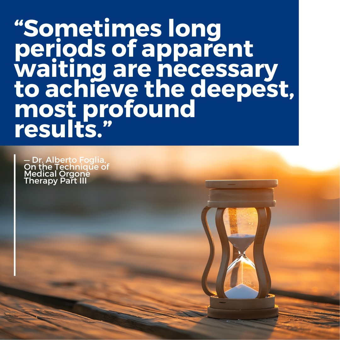 ACO_Orgonomy's tweet image. In medical orgone therapy, progress often comes quietly before it appears outwardly. Dr. Foglia reminds us that patience &amp;amp; steady contact can reach deeper layers of emotional &amp;amp; physical healing than  quick intervention.
#JournalOfOrgonomy #Orgonomy #EmotionalWellness
