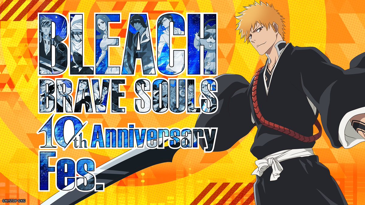 bleachbrs_en's tweet photo. Bleach: Brave Souls 10th Anniversary Fest

🎉Tickets are now on sale!🎉

📅Date: Monday, November 3, 2025
📍Venue: Tokyo Big Sight TFT Hall

An offline event will be held to celebrate Brave Souls' 10th Anniversary!
▼Check below for more details and to purchase tickets 🎫
https://t.co/yxA4GCHHjv

＼✨Fest Celebration Campaign✨／
・Repost this post before 10/24 (Fri) 23:59 (JST)
・5 winners will receive a BLEACH Soul Puzzle Acrylic Stand Set (Ichigo & Byakuya)🎁

#BLEACH #BraveSouls #BraveSouls10th #BraveSoulsFest