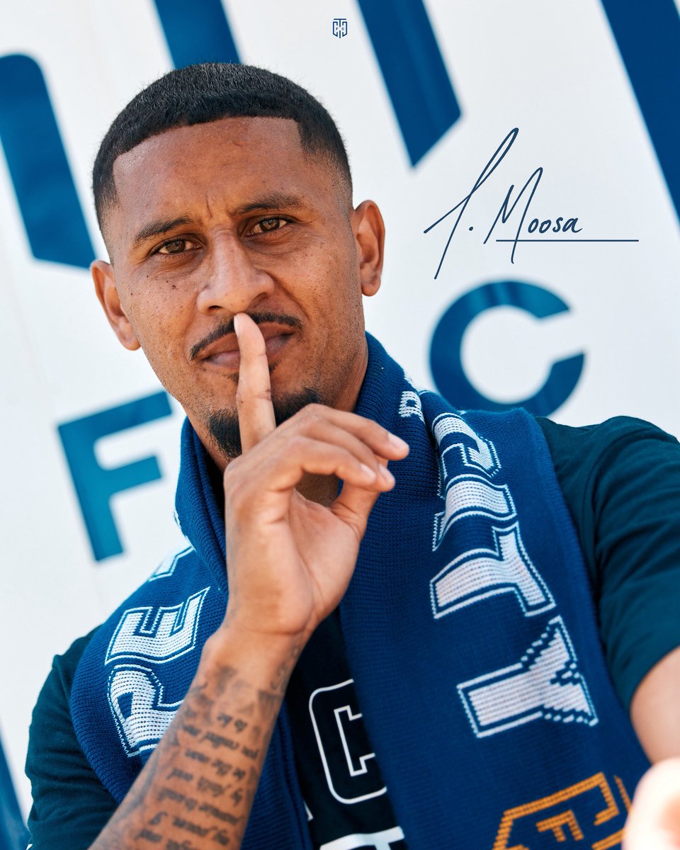 🚨🔵 Cape Town City have announced the signing of former Cape Town Spurs striker Therlo Moosa after he was declared a free agent. ✍

#Citizens