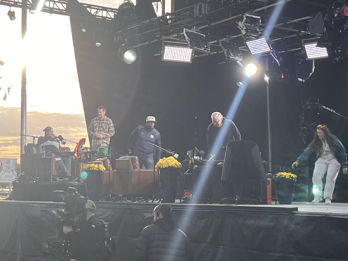 Live at <a href="/dpshow/">Dan Patrick Show</a> <a href="/NDFootball/">Notre Dame Football</a>