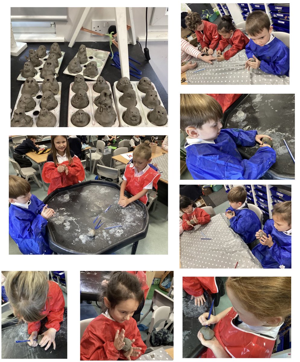 Misswalsh1_'s tweet image. This afternoon, #class12 have created their own penguin out of clay. We practised skills such as rolling and pinching to create our sculptures. We are looking forward to painting them when they dry! @Year1Monksdown @MonksdownMakes