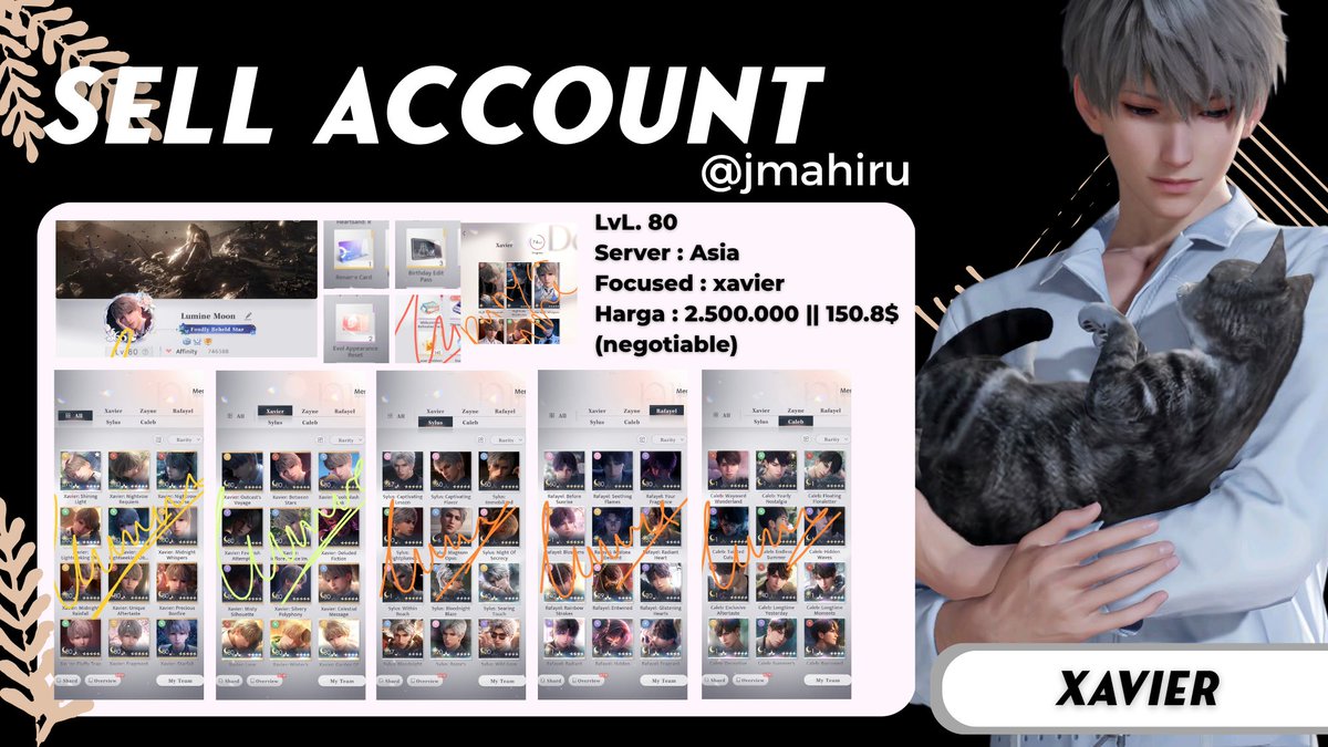 ۫oCcéaan 🐾 ! open joki, jastip akun & rekber ! tweet media