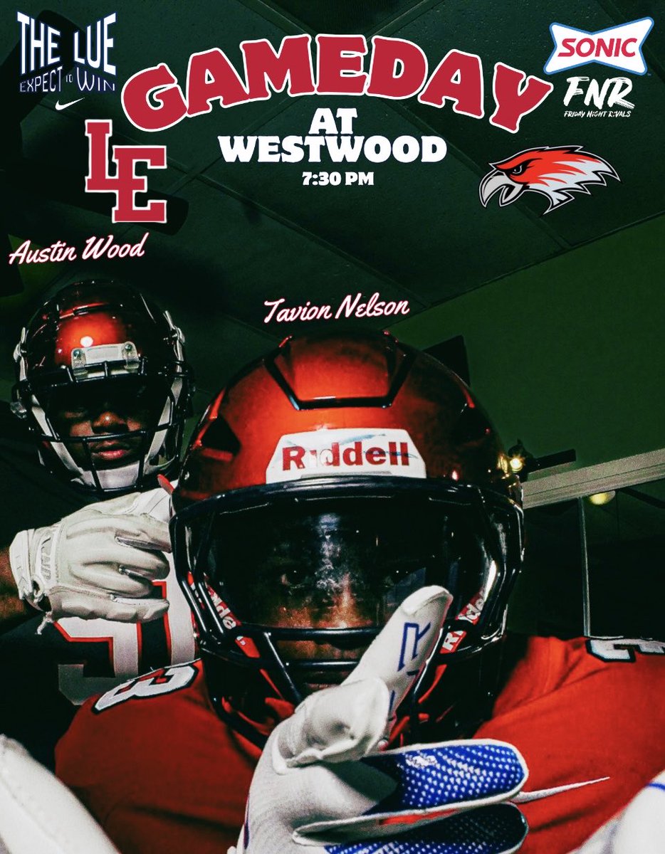 It’s GAMEDAY @ Westwood High School

🏟️Westwood High School Stadium
📅 Friday, Oct. 17th, 2025
⌚️ 7:30 PM