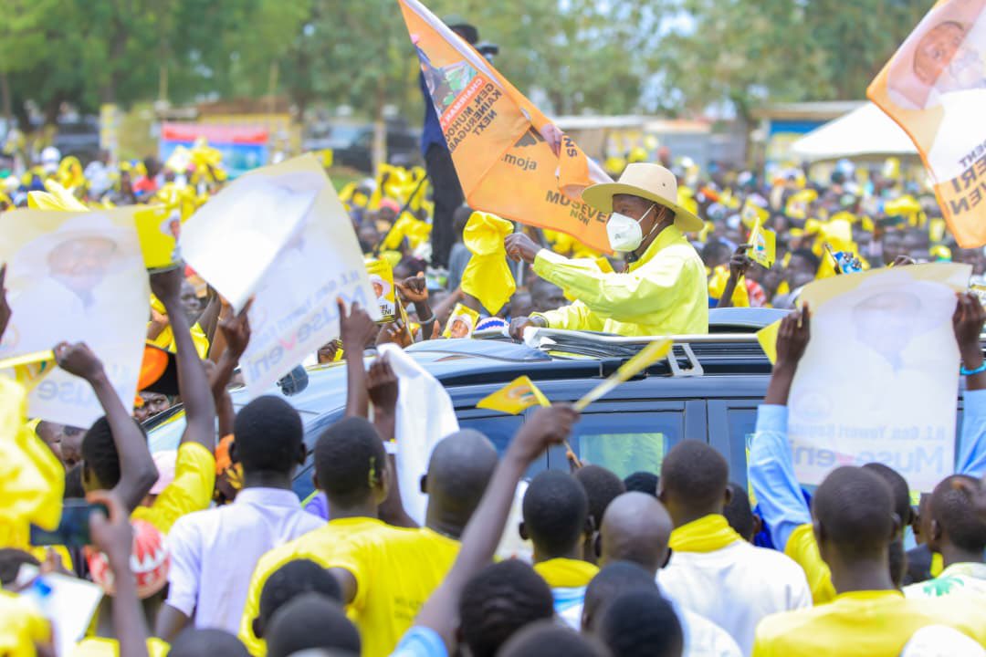 swiftpub's tweet image. The NRM Presidential flagbearer, @KagutaMuseveni, is continuing his campaign in the West Nile region. Today he held his first campaign rally at Obongi Town Council, Obongi district.