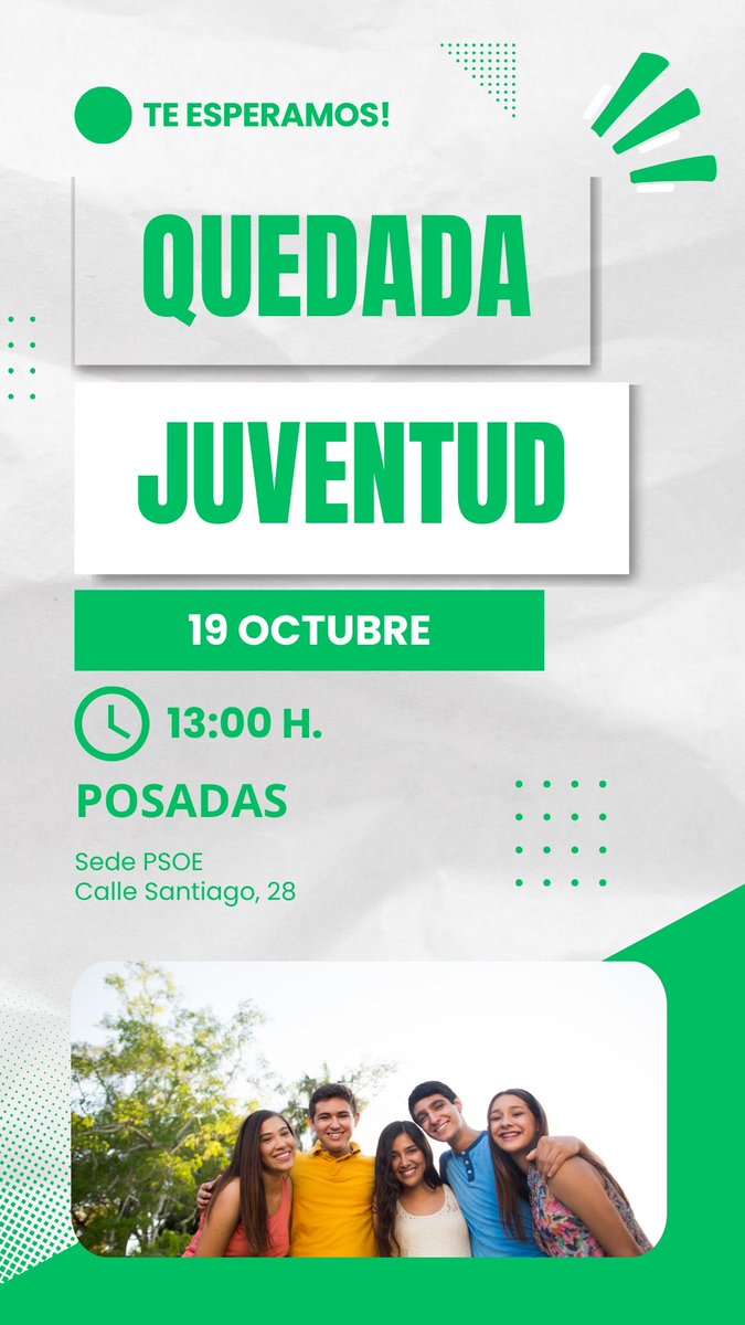 🌹Te apetece saber lo que hacemos, 
lo que defendemos y cómo
trabajamos❓
📝A nosotr@s nos apetece escucharte‼️
🗓️Te esperamos este domingo 
⌚️A las 13.00 h.
📍En nuestra Sede