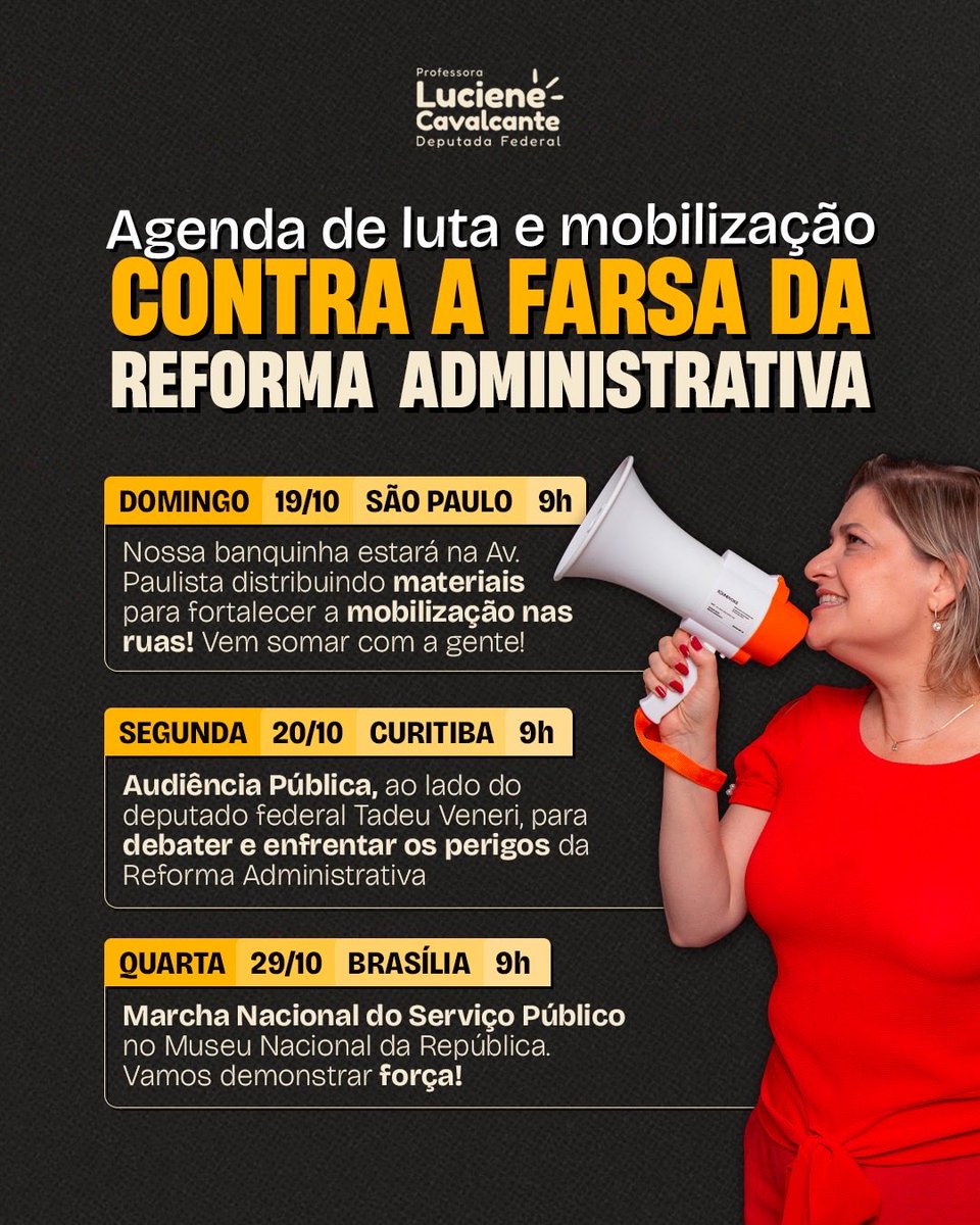 VAMOS ENTERRAR A FARSA DA REFORMA ADMINISTRATIVA!

Acompanhe a nossa mobilização nacional!

⚠️ Não se deixe enganar: essa farsa é vendida como “modernização”, mas, na prática, é destruição. Ela ataca a estabilidade, acaba com concursos públicos, privatiza os serviços públicos e