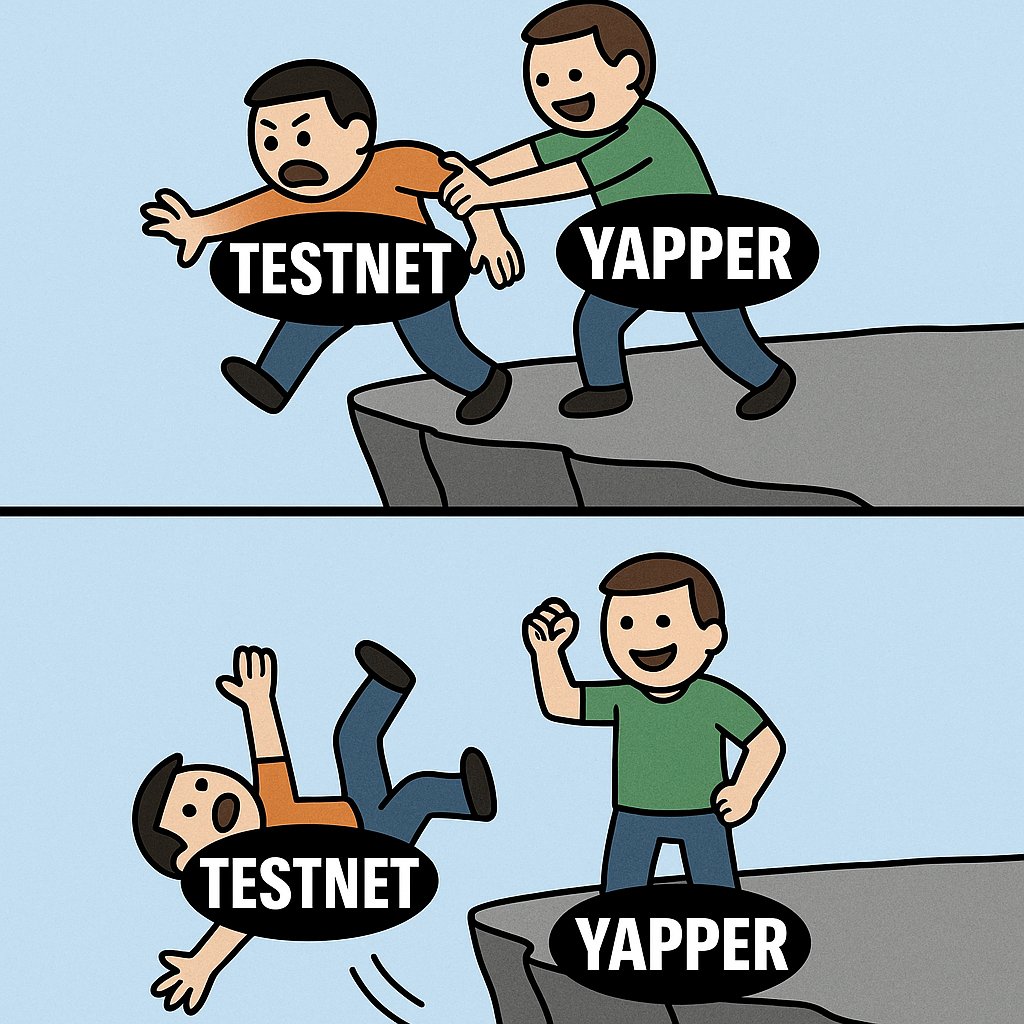 How to get an airdrop:

1. Don’t test.

2. Don’t build.

3. Just yap. 💀