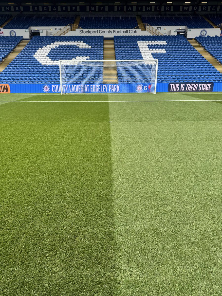 Recent fulvic, amino and TX apps helping density and plant vigor. Rocastem driving surface porosity prior to winter and clip rate nice and low. Pitch prep for our game last Saturday as match days ramp up with another tomorrow 🌱 ☀️ ☁️