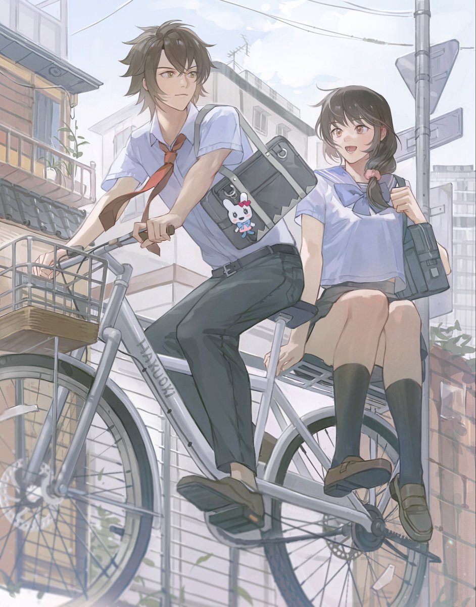 放課後デートに行きませんか🥺
#Hakuoki
#沖田総司
#雪村千鶴