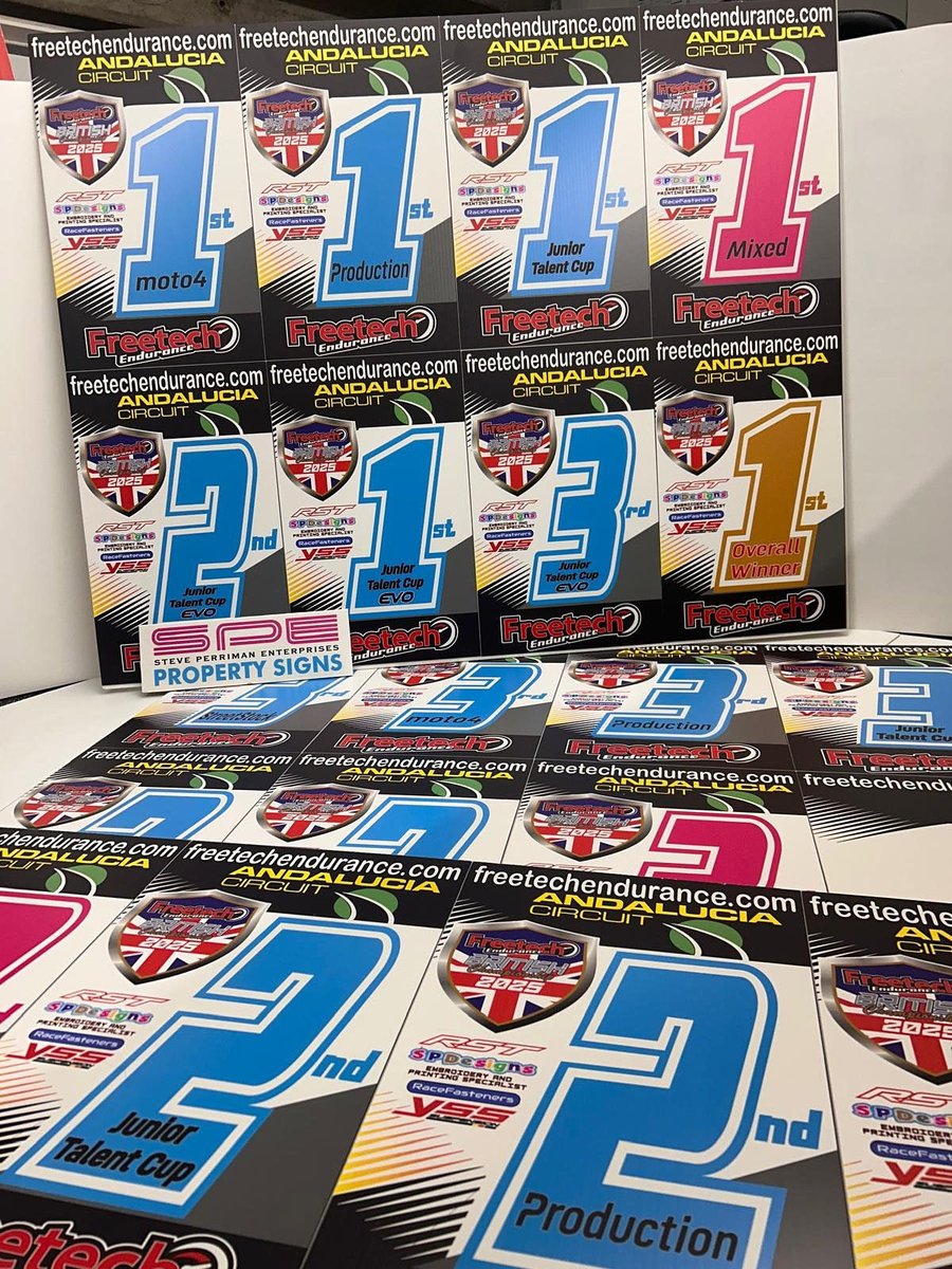 And these ones are going all the way to Spain #andaluciacircuit #freetechendurance #SpDesigns #holmfirth #andalucia