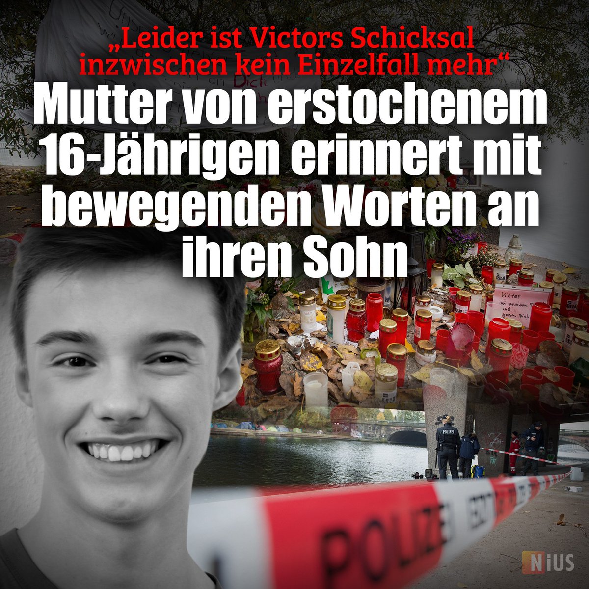 „9 Jahre ist es her. Bitte vergesst unseren Victor nicht!“ nius.de/kriminalitaet/…
