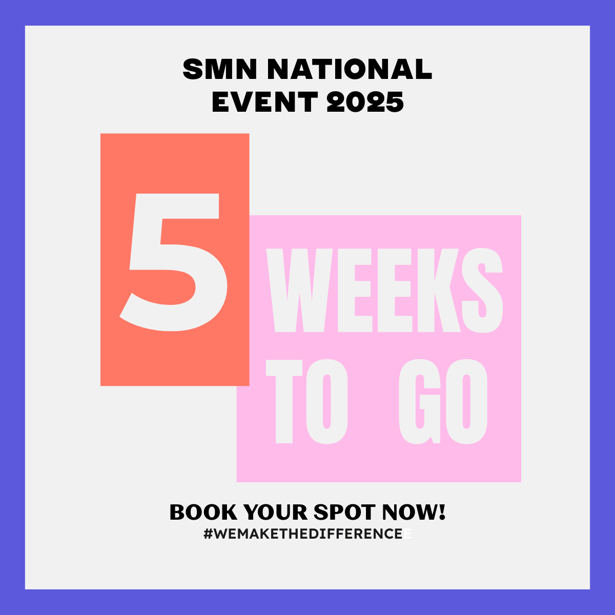 The countdown is on to our annual National Event! 
🗓️Thursday, 20 November  
📍The Studio, Glasgow 

🔗Find out more and book your spot now: tinyurl.com/3jd7b7pm