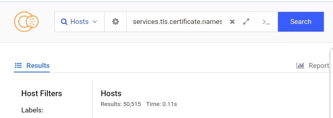 4osp3l's tweet image. services.tls.certificate.names: &quot;domain.tld&quot;