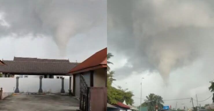 Di Malaysia jarang terjadi puting beliung, tetapi tidaklah asing. Cuma tak kerap. 

Dekat sini tak dahsyat sangat, tapi terbang jugalah atap rumah. Kalau puting beliung terjadi di Malaysia, lazimnya ia terjadi pada waktu peralihan monsun yg berlaku pada Mac-Mei dan
