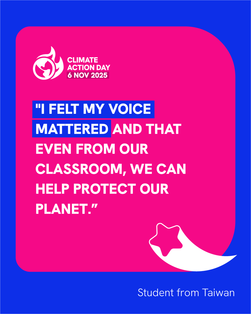 TakeActionEdu's tweet photo. 🎤 Real voices. Real action. Real change.
🌍 Students shaped the movement last year, now it’s your turn.
📅 Climate Action Day 2025 → Nov 6
🎟 Free pass: https://t.co/bagtZaLWa8
#ClimateActionDay #ClimateActionEdu https://t.co/TltTP0QCXQ