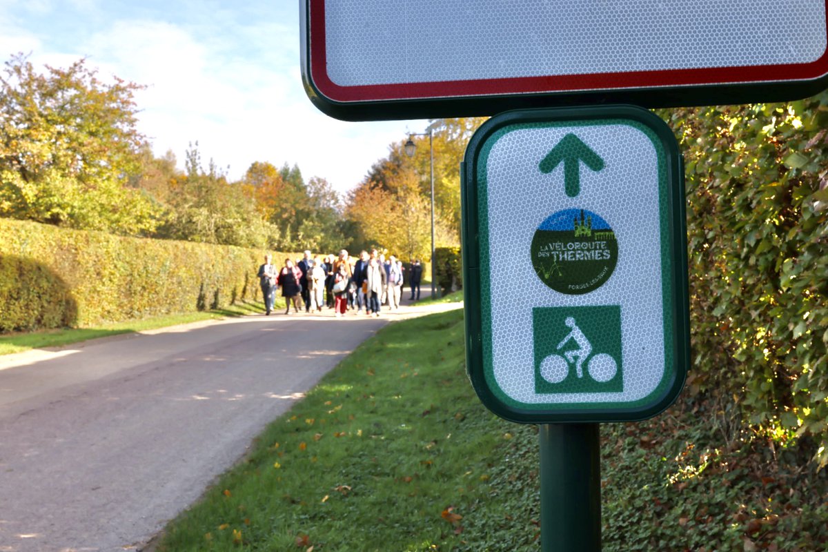 seinemaritime's tweet image. #ATTRACTIVITÉ 🚲 La Véloroute des Thermes et ses 55 km entre Forges-Les-Eaux et Rouen officiellement inaugurée.

🚴 Avec cet ultime tronçon, le tour de la Seine-Maritime à vélo est enfin possible !