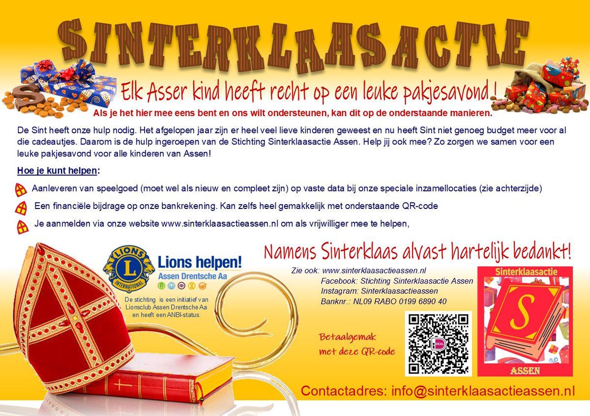 lcdrentscheaa's tweet photo. Help mee met onze Sinterklaasactie!
#lionshelpen #sinterklaasactieassen https://t.co/CWybURQ363