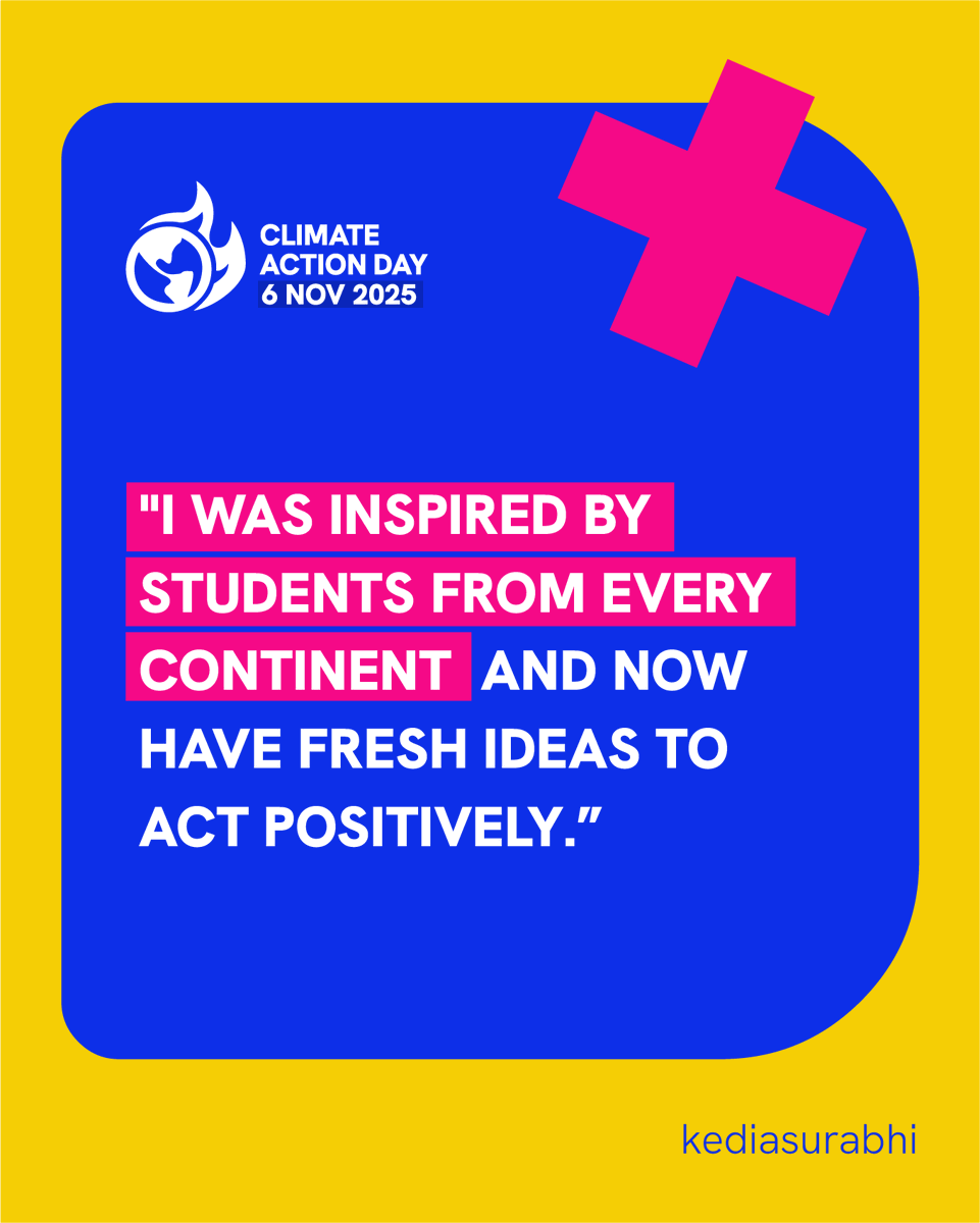 TakeActionEdu's tweet photo. 🎤 Real voices. Real action. Real change.
🌍 Students shaped the movement last year, now it’s your turn.
📅 Climate Action Day 2025 → Nov 6
🎟 Free pass: https://t.co/bagtZaLWa8
#ClimateActionDay #ClimateActionEdu https://t.co/TltTP0QCXQ