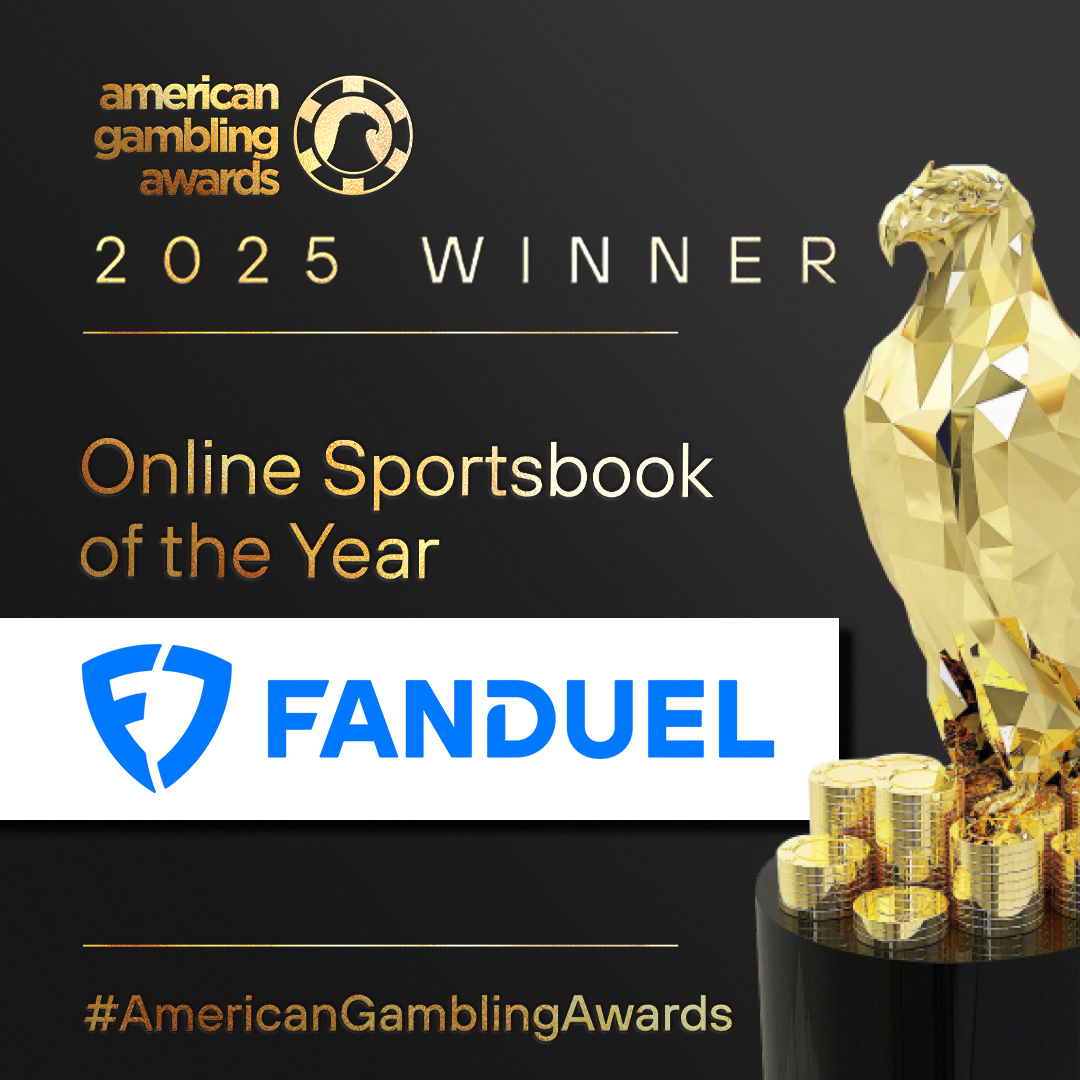 Congrats to <a href="/FDSportsbook/">FanDuel Sportsbook</a> for being named Online Sportsbook of the Year at the #2025AmericanGamblingAwards!

FanDuel’s four-peat in this highly competitive category reflects its industry-leading approach and exemplifies excellence in U.S. sports betting.

bit.ly/48B4dV0