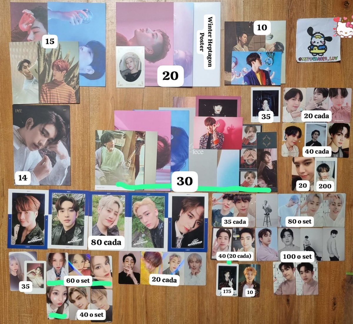 *VENDA / VENDO* 

-> Valores na imagem
-> Em rosa posso trocar por JayB 

-> Tenho + de 200 feedbacks 
-> Valor + Frete 
*Podem conter avaria*

<a href="/tradingcardkpop/">Trading Card 🇧🇷 ➷Troca e Venda➷</a> <a href="/vendaetrocakpop/">VENDA E TROCA KPOP</a>