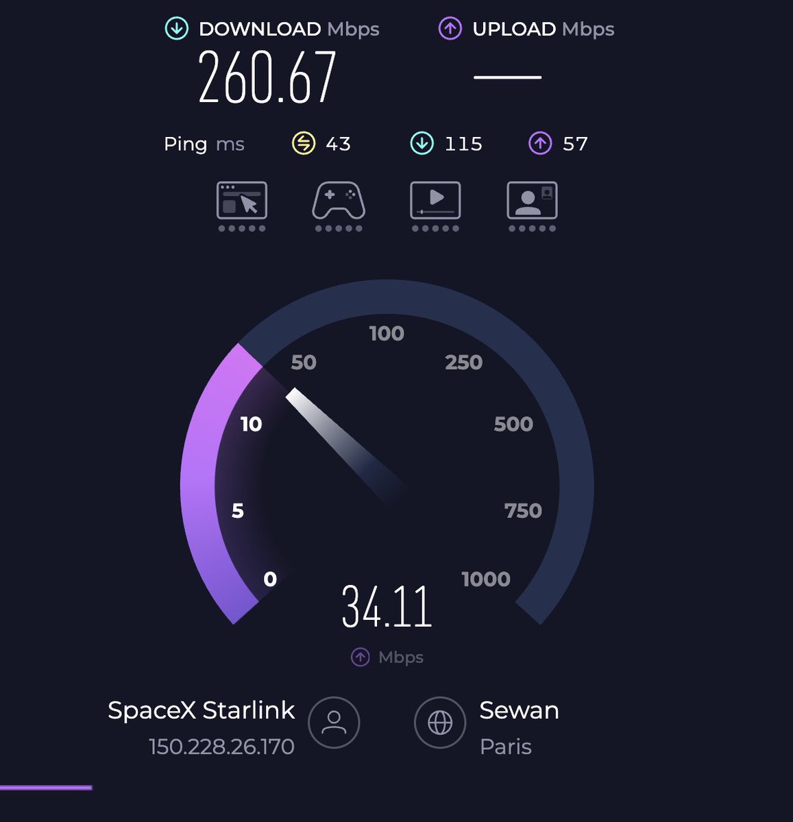 Il rigole pas le nouveau Wi-Fi Starlink d'<a href="/AirFranceFR/">Air France FR</a> 😱 Je suis en train de tester du streaming, du WeTransfer, du cloud-gaming et tout fonctionne comme à la maison. 

On vous prépare un reportage sur les coulisses de cette révolution sur <a href="/Numerama/">Numerama</a> ! Si vous avez des questions