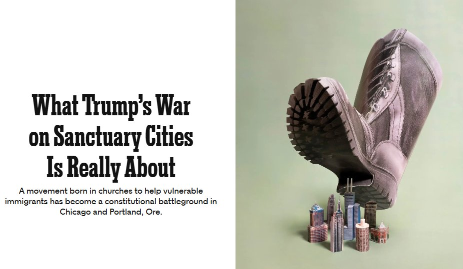 “Sanctuary cities” aren’t lawless — they’re practical. Local police are balancing safety and resources while D.C. plays politics. @NYTMag’s <a href="/valdesmarcela/">Marcela Valdes</a>'s latest backs up what I argued for <a href="/ThirdWayTweet/">Third Way</a>: sanctuary policies are about smart governance, not defiance.