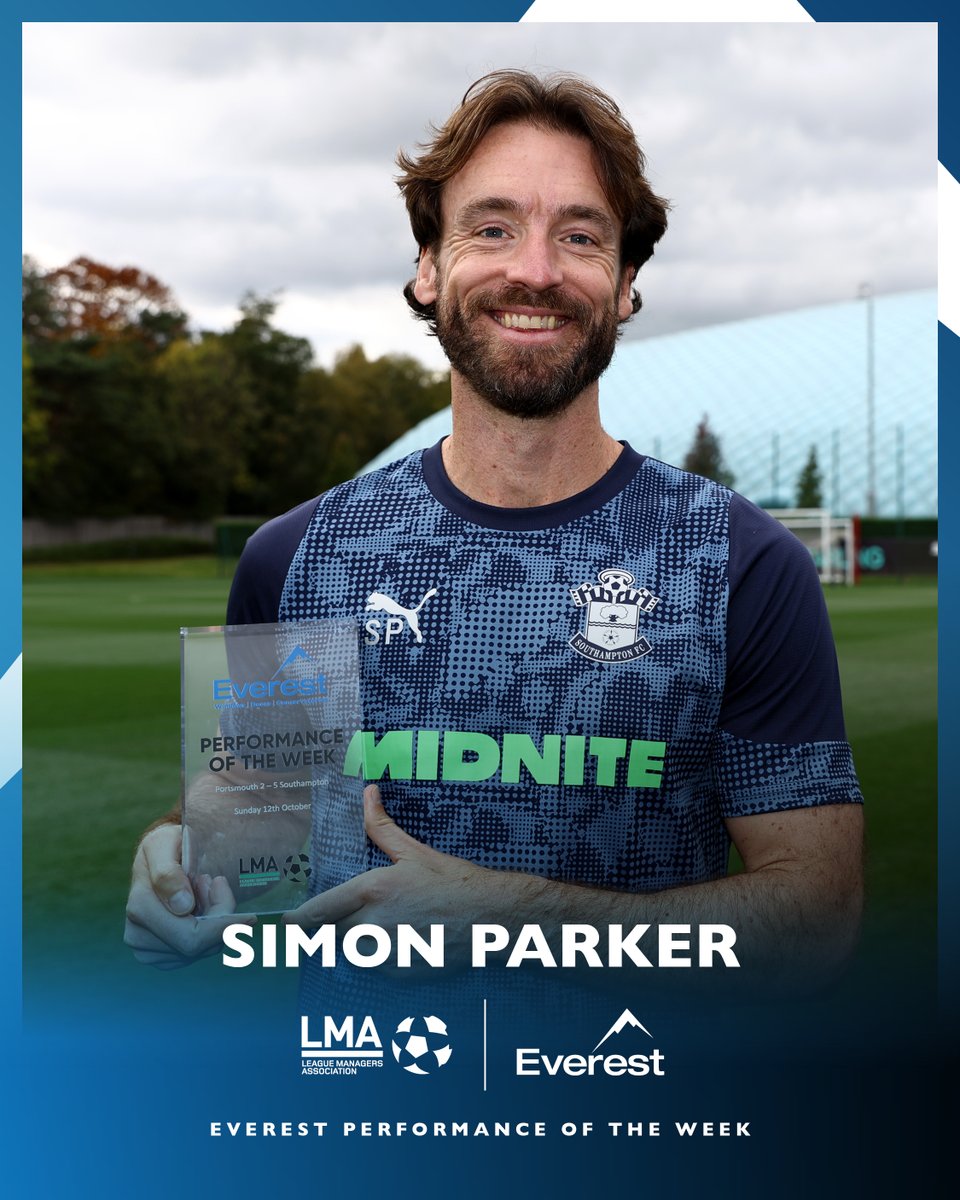 Simon Parker and <a href="/SaintsFCWomen/">Southampton FC Women</a> have won this week's Everest Women's Performance of the Week Award following their 5-2 victory away at Portsmouth Women last weekend. 

Congratulations, Simon! 🏆