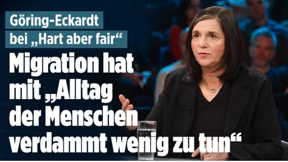 <a href="/GoeringEckardt/">Katrin Göring-Eckardt</a> Aber mit vollkommenem Realitätsverlust schon?