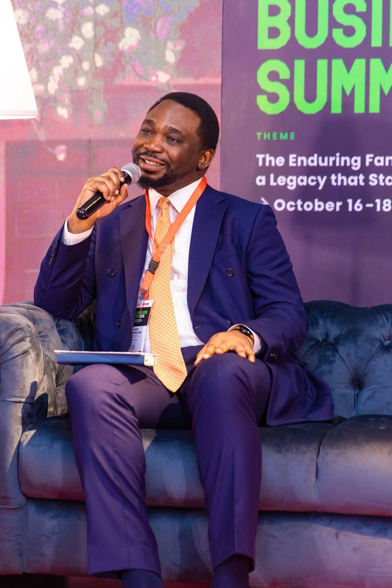 MFMBofficial1's tweet photo. A fireside chat with Lanre Olutimilehin, FRICS, Strategic Advisor at Diya Fatimilehin &amp; Co., exploring how family enterprises can protect and grow wealth through real estate strategy.

#FamilyBusinessSummit2025 https://t.co/iFtI736Gut