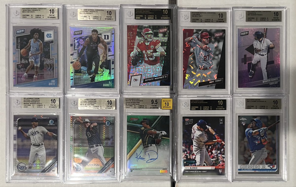 🚨 How it started (a BGS raw card review order from the 2019 National Convention)

🚨 How it’s going (The first time I’ve submitted anything to BGS in over 5 years)

2 Black Labels 🔥🔥

Let me know your thoughts 💭