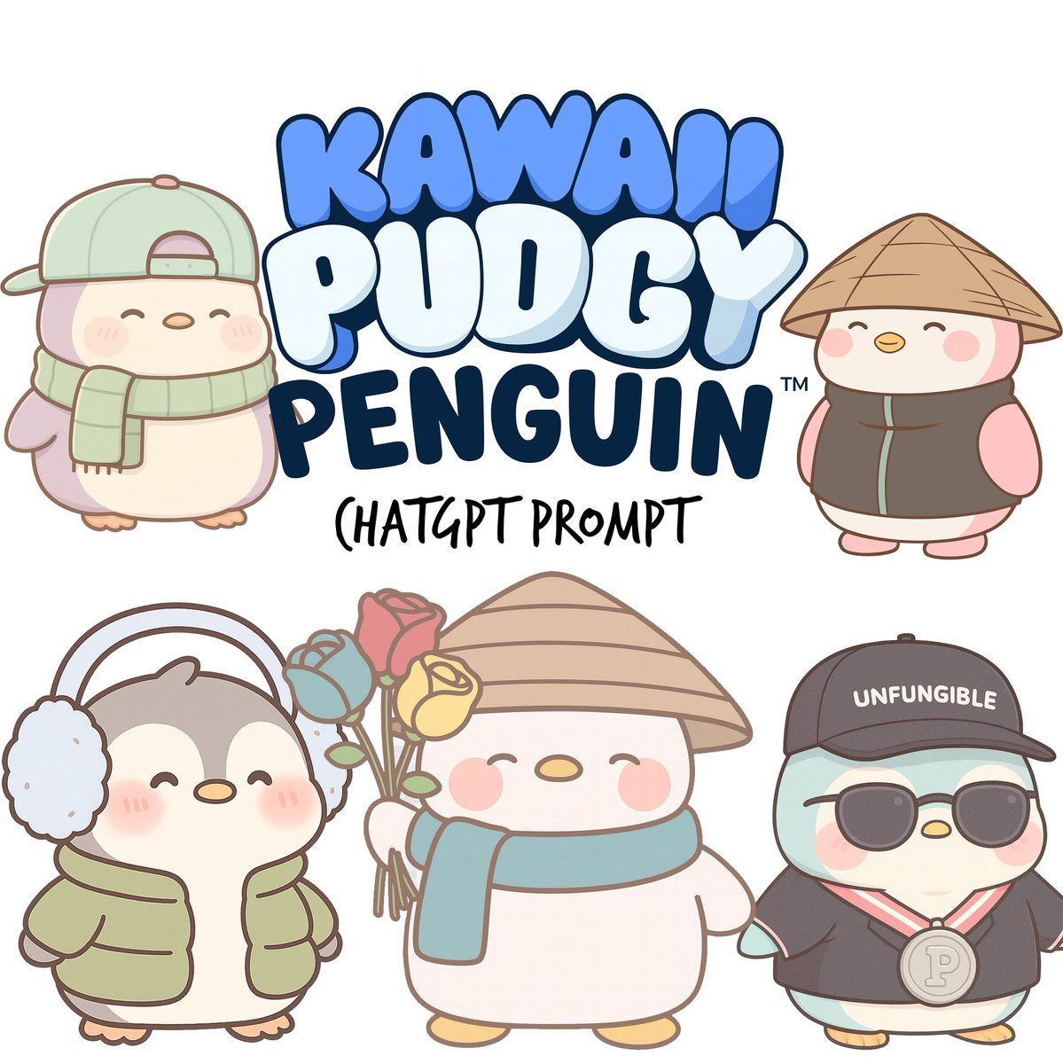 mdmadeit's tweet image. Your @LilPudgys  is already cute. 

Lets make them even cuter. 

Kawaii-fi your @pudgypenguins with this prompt 👇

Step 1: Upload your Pudgy
Step 2: Copy and paste the prompt below.

Generate a kawaii-style cartoon full body illustration of [the attached penguin]. Soft, rounded…
