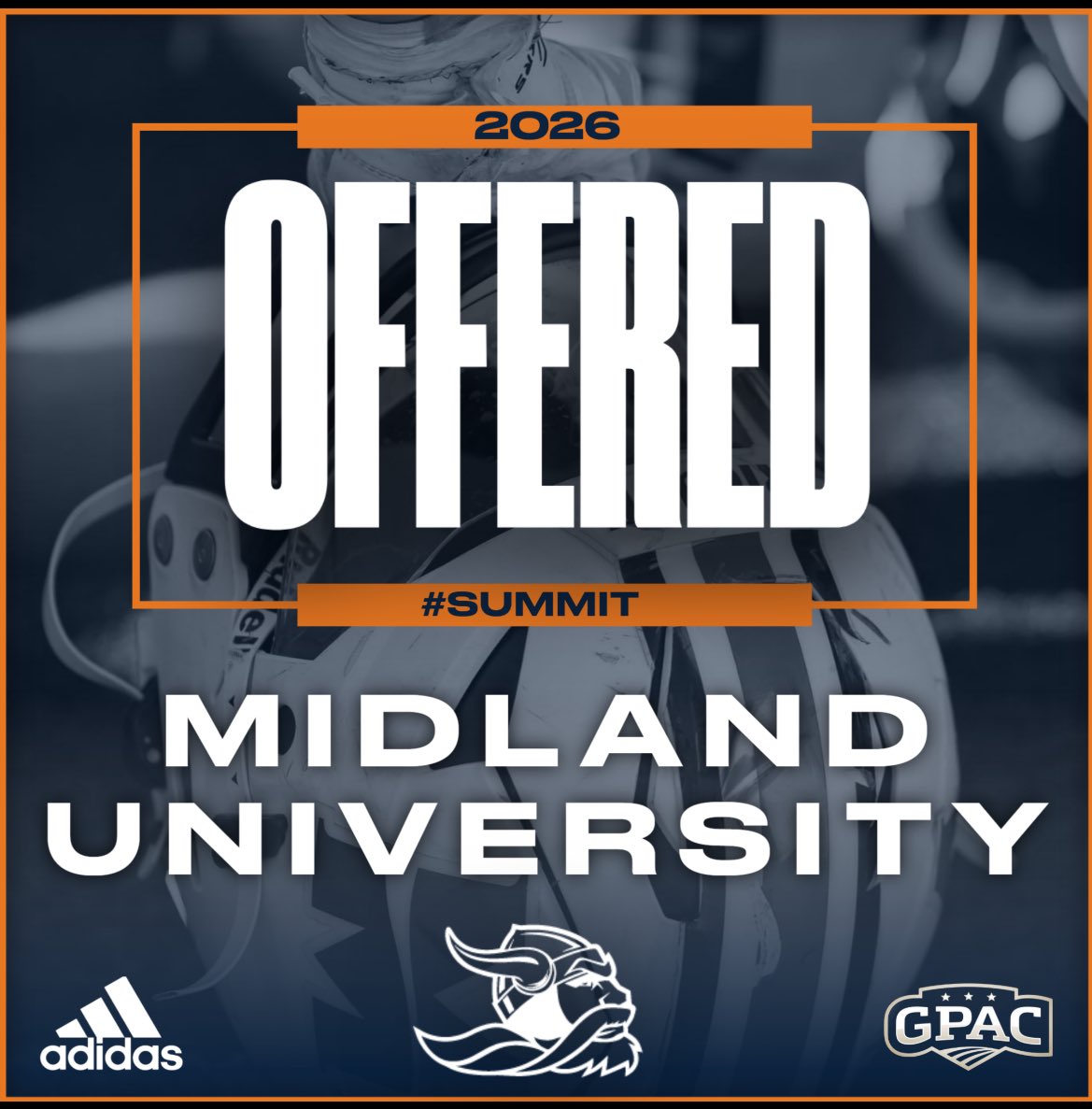 Grateful to receive an offer from <a href="/MidlandU_FB/">Midland Football</a> ‼️Thank you <a href="/Coach_Honnold/">Denny Honnold</a> <a href="/GriffFootball/">Gretna East Football</a> <a href="/CoachHaberman/">Coach Haberman</a>