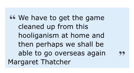 PeterOT61186407's tweet photo. @davieggz @CraigMurrayOrg israel (occupied Palestine) nor the team is banned. A neo nazi hooligan firm of their supporters is. England was banned from European football. Politicians here agreed English football needed to clean up its act. Even arc patriot Thatcher
#Macabbi? Victim🙄 https://t.co/cnoFPoxFBI