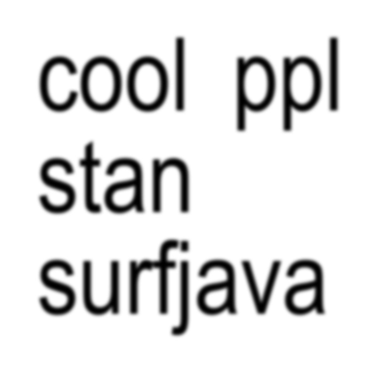 hrjlver's tweet image. #surfjava