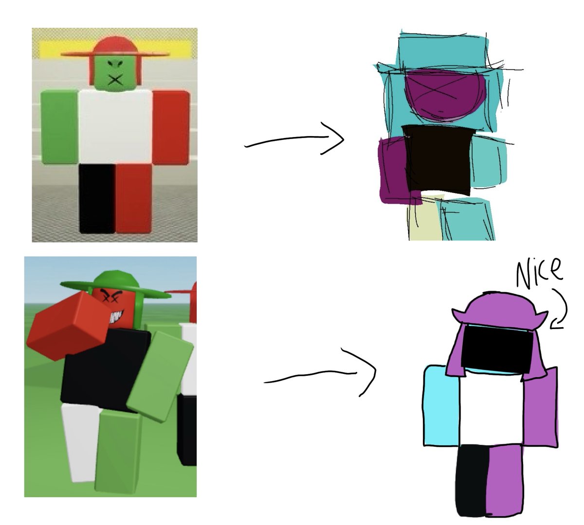 Ruby_Molina14's tweet image. If evil intelligence had a nice swap 

image credit to @SPR1NKL3ZZ 

#roblox #robloxanomalies #raarchives #WorkspaceConstructs