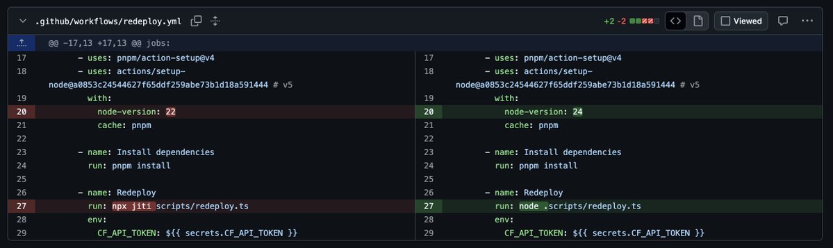 soubiran_'s tweet image. If I had to summarize Node 24 with a single image, it would be this one:
😍