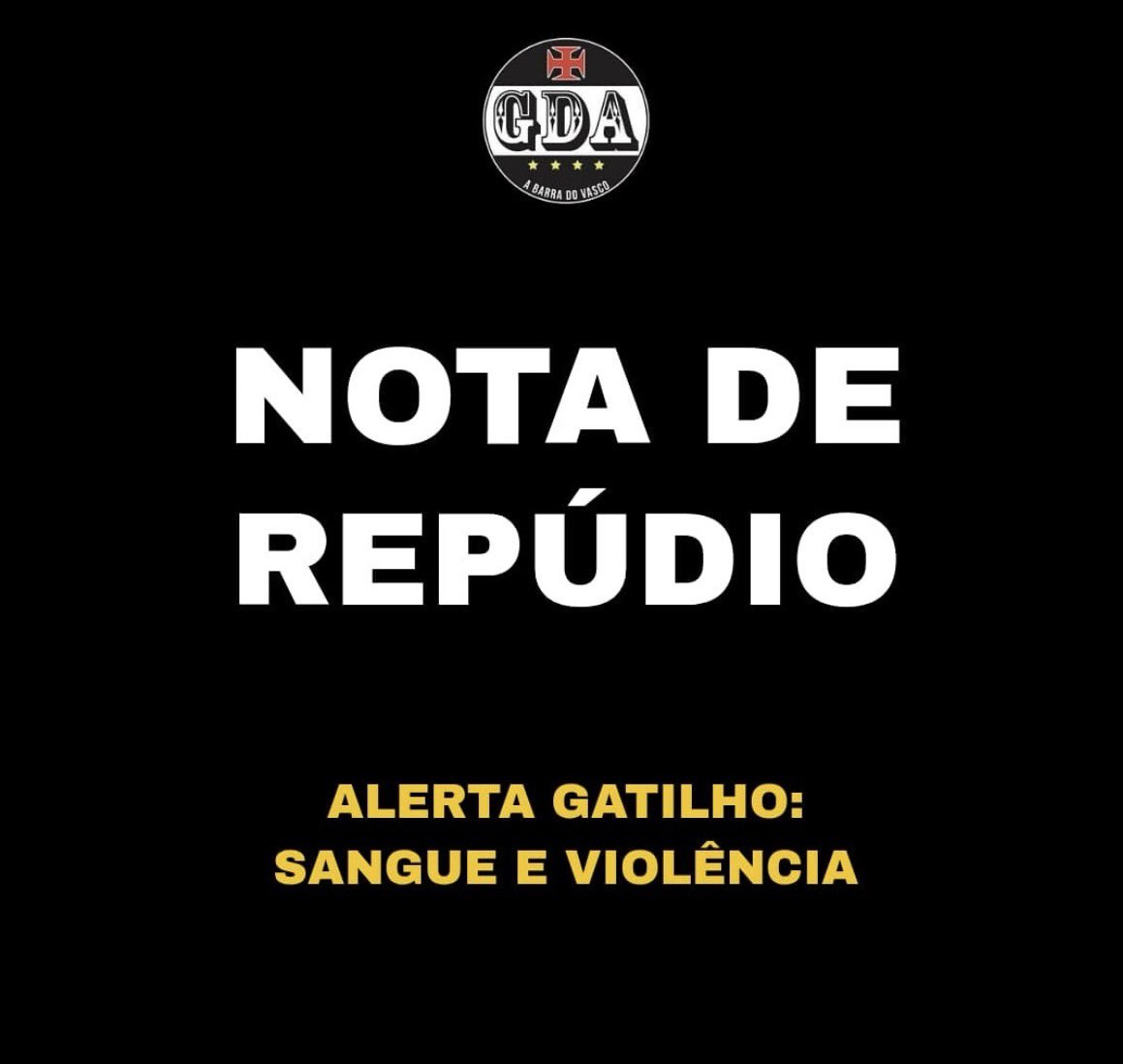 ⚠️ Rapaziada, assunto sério e muito grave.

Infelizmente, uma irmã de camisa, Ágatha, integrante da <a href="/gdavg_/">Guerreiros do Almirante - GDA</a>, foi brutalmente agredida pelo ex-padrasto nesta quinta-feira (16). Usando o termo correto, ela sofreu uma tentativa de homicídio.

Os danos físicos, psicológicos e